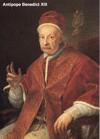 Antipope of Avignon Benedict XIII Elected