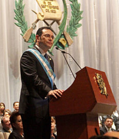 Nuevo presidente en Guatemala