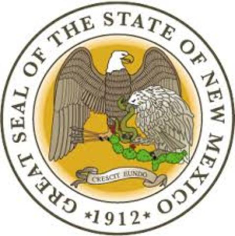 New Mexico becomes a state