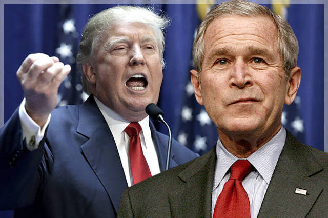 Donald Trump contra George W. Bush