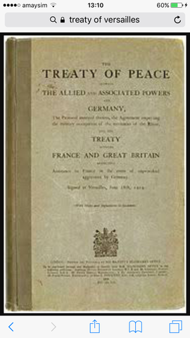 Treaty of versailles