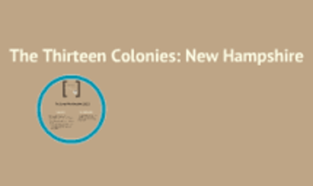 New Hampshire is founded.