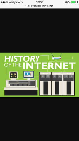 Invention of the internet