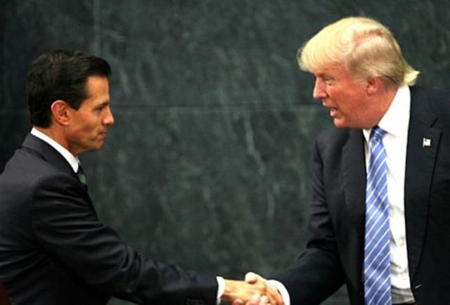 Trump no pide perdón a Peña Nieto por sus insultos a México