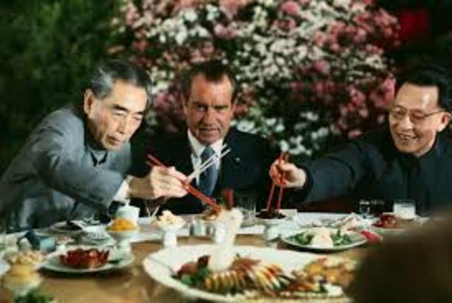 Richard Nixon visits China
