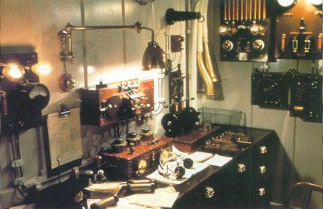 The radio Was on the Titanic