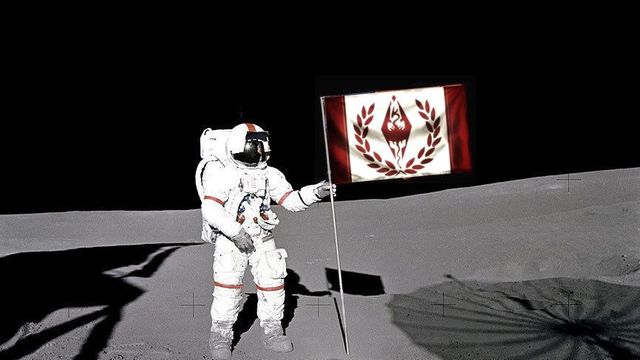 Flag of the Empire set on Secunda