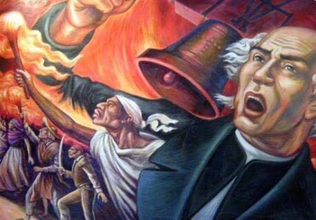 Cura Miguel Hidalgo da grito de independencia