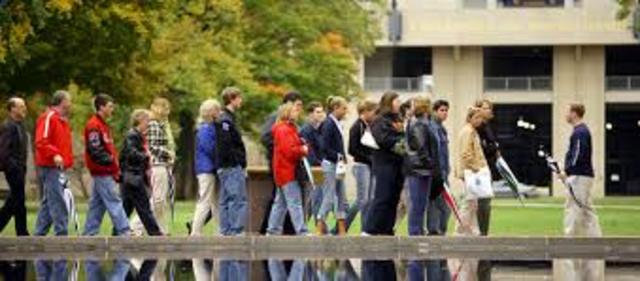 Visitaré universidades que me dejaré quedar satisfecha con mi educación