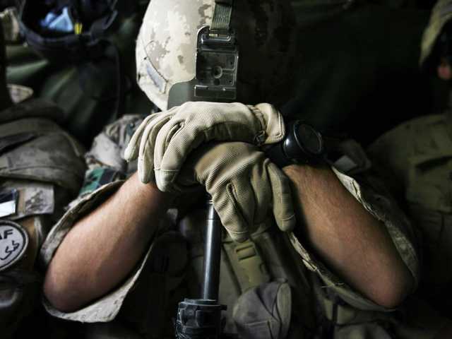 Soldier who can never sleep again