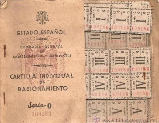 Supresión de las cartillas de racionamiento