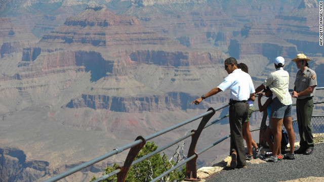 What Does Barack Obama do during the holidays with his family?
