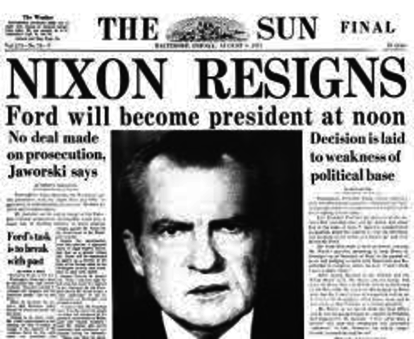 Richard Nixon's Resignation