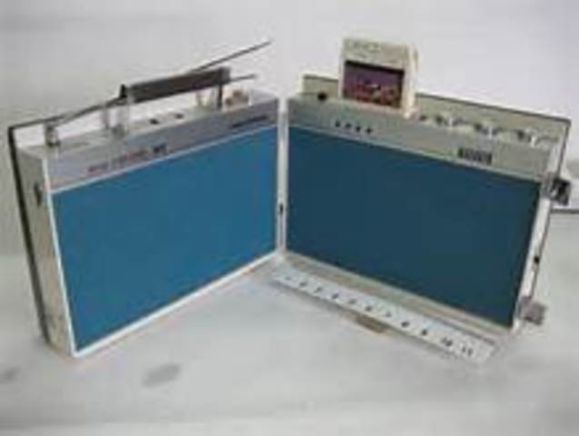 Portable FM Radio and 8-Track Player