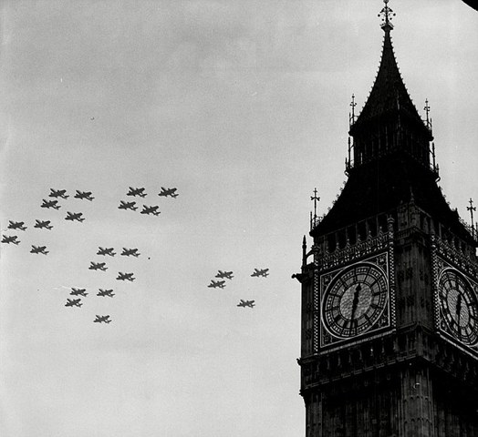 The battle of Britain began.