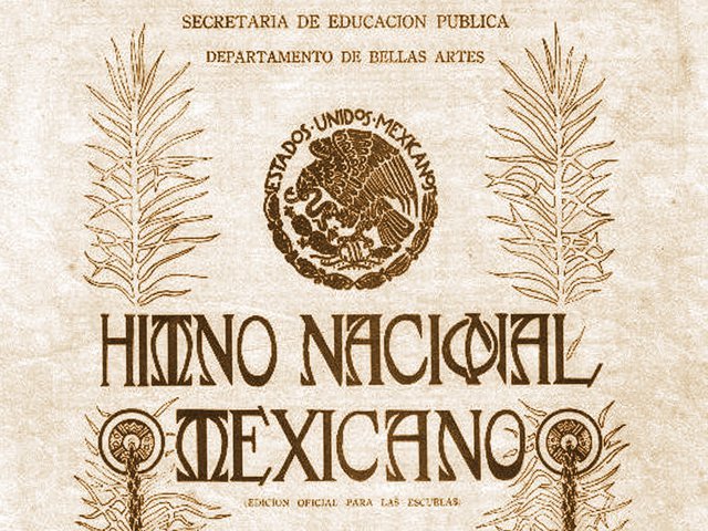 Himno Nacional Mexicano.