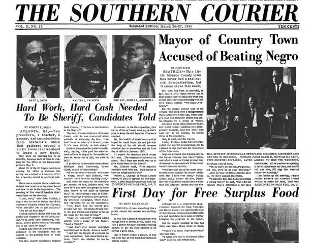 Civil Rights Movement is reported on