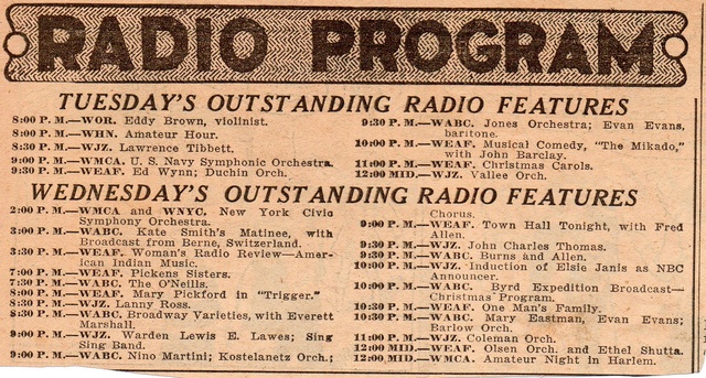 Famous Radio Shows