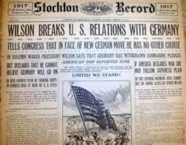 The United States Cuts Ties With Germany