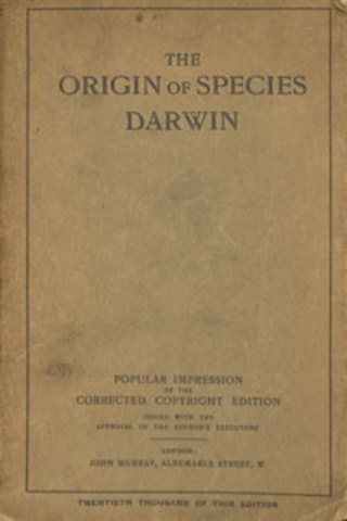 Charles Darwin publishes the Origin of Species