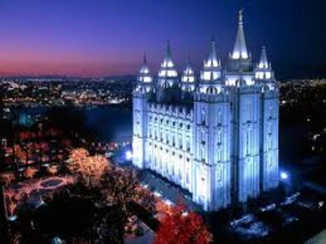 The Mormon Church (founding - Migration to Utah)