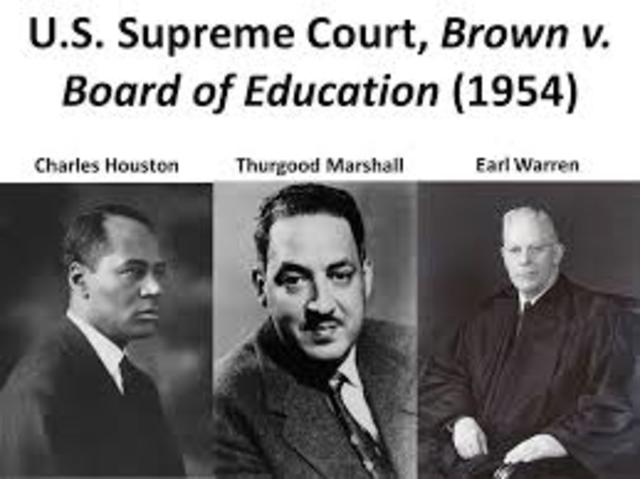 Brown V. Board of Education 1954