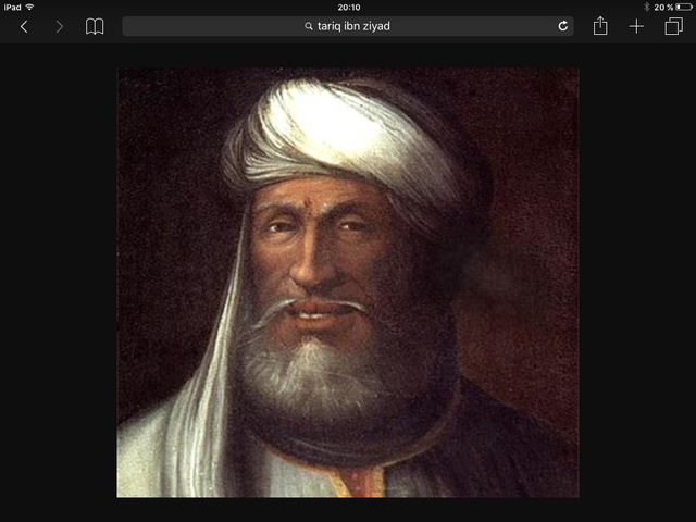 Desambarcament de Tariq Bind Ziyad a Gibraltar