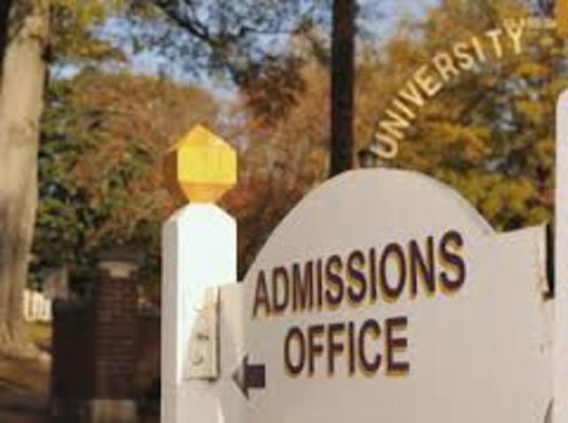 Yo me inscribiré en universidad.