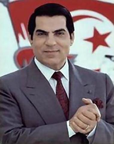 Tunisia ~ President Zine is Exiled after 24 years