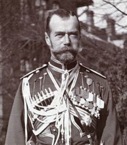 Nicholas II becomes Czar