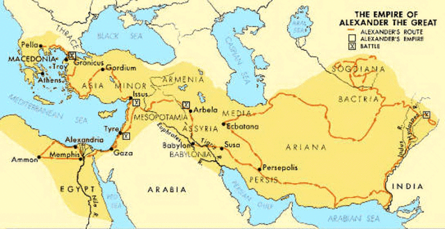 Start of Alexander the Great's Conquest