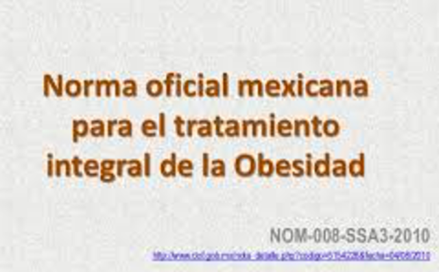 NORMA Oficial Mexicana NOM-008-SSA3-2010