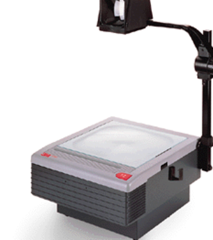 Overhead projector as a new teacher