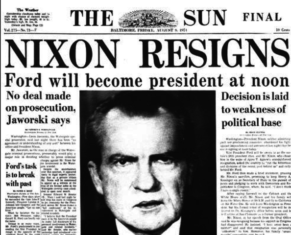 Nixon’s Resignation