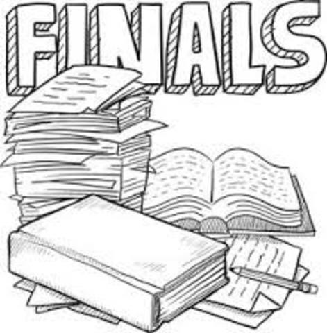 Tomaré mi primer examen final en la universidad