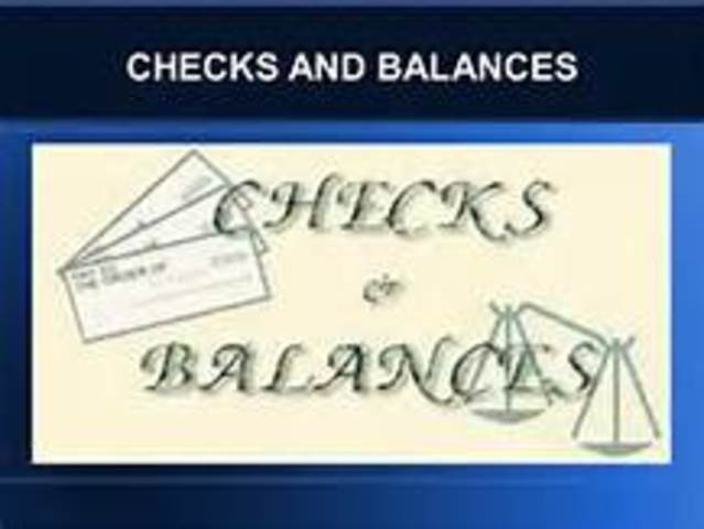Checks and Balances