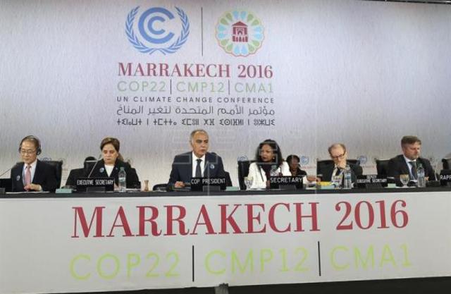 En Marrakech, Marruecos, se realiza la Cumbre sobre el Cambio Climático