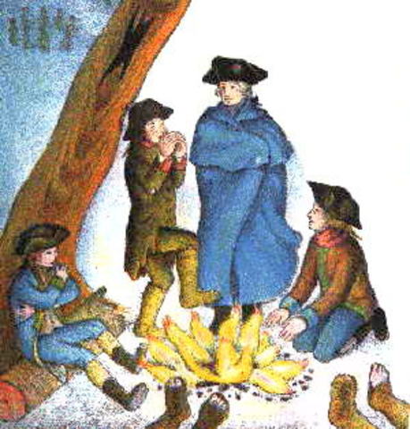 the winter at valley forge