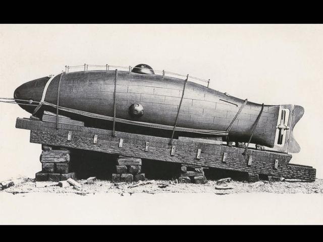 Submarino con sistema de propulsión a vapor