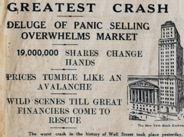 Crash of the Stock Market