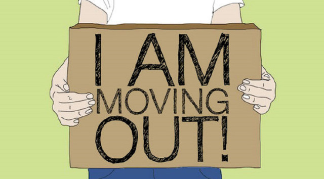 I'm moving out