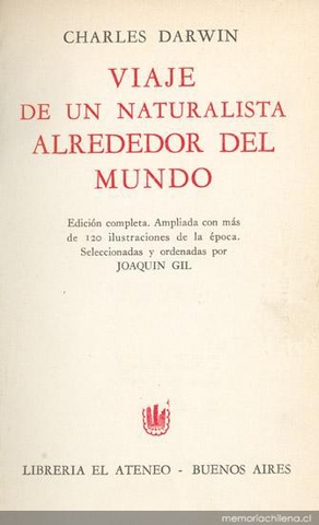 Publica "Viaje de un naturalista alrededor del mundo"