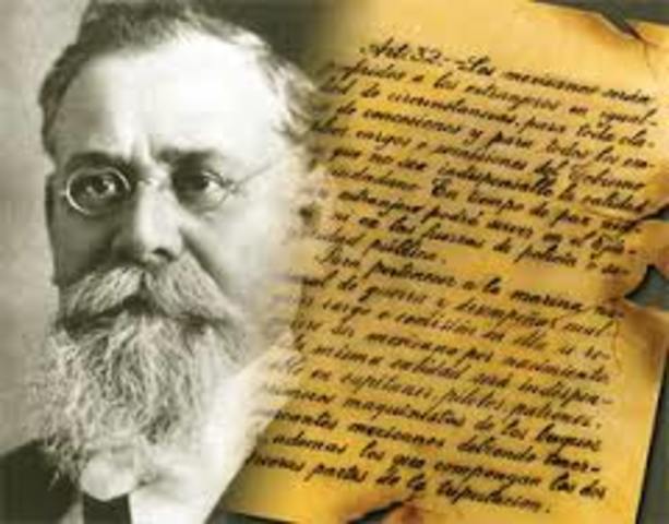 Creación de la constitucion