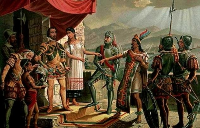 Hernán cortés conquista Tenochtitlan