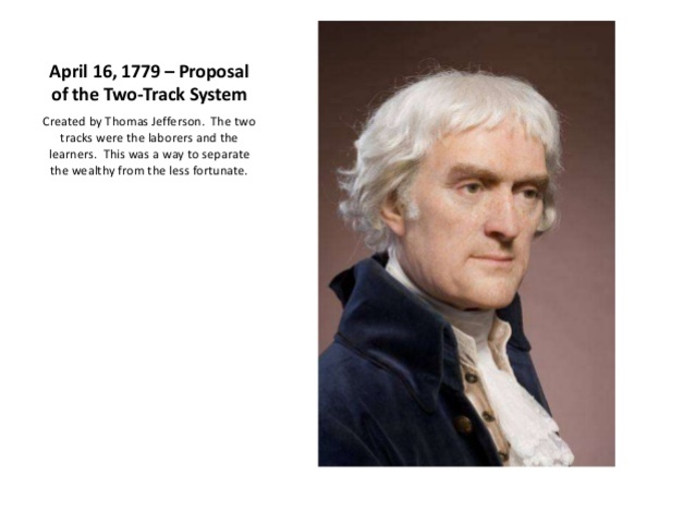 Proposing of two-track educational system