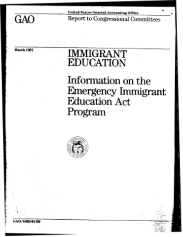 Emergency Immigrant Education Act (EIEA)