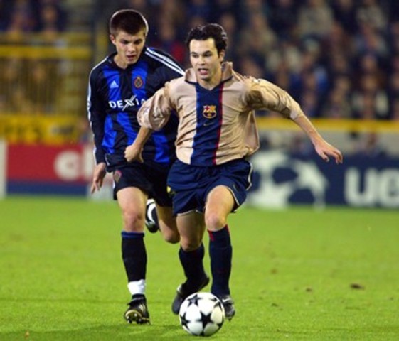 Debut with FC barcelona's first squad