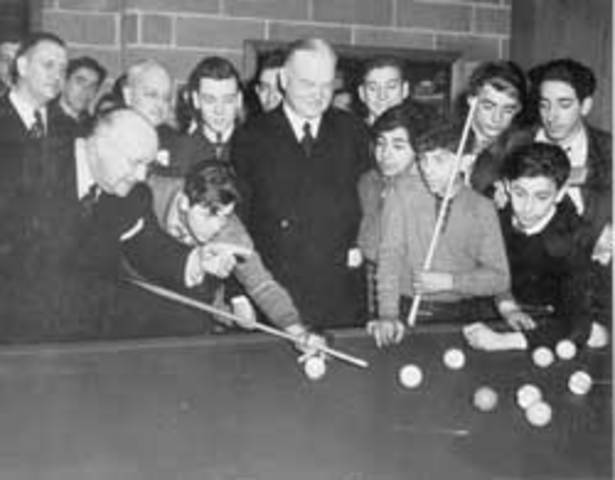 He was elected chairman of Boys' Clubs of America.