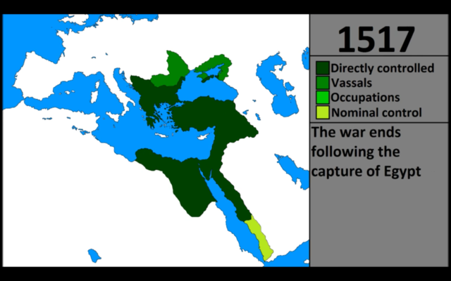 Osmannerne vinder land i mellemøsten