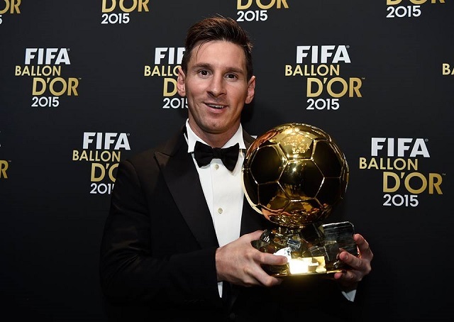Messi gana su quinto balón de oro